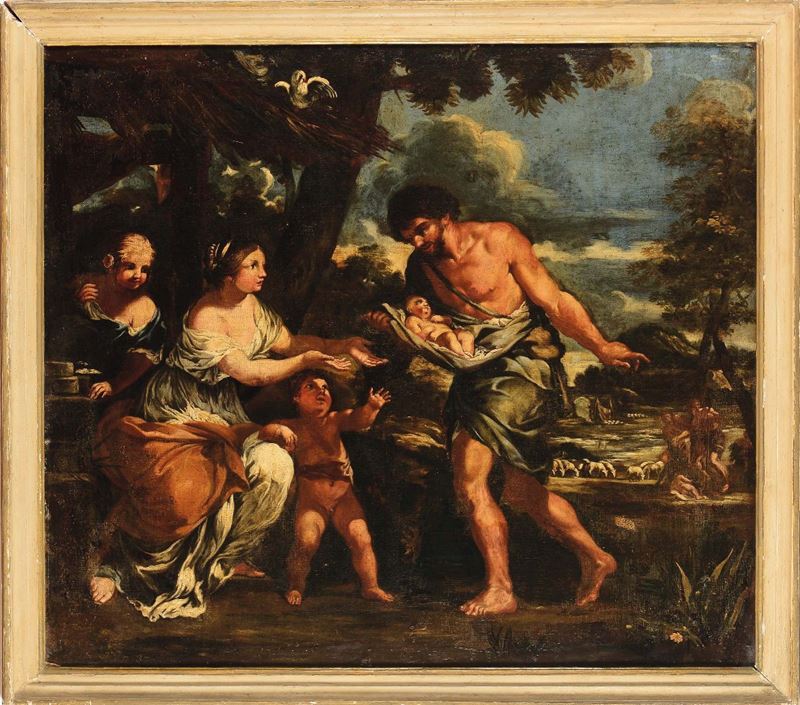 Pietro da Cortona, copia da  (XVIII secolo) Romolo e Remo  - Asta Antiquariato - Cambi Casa d'Aste