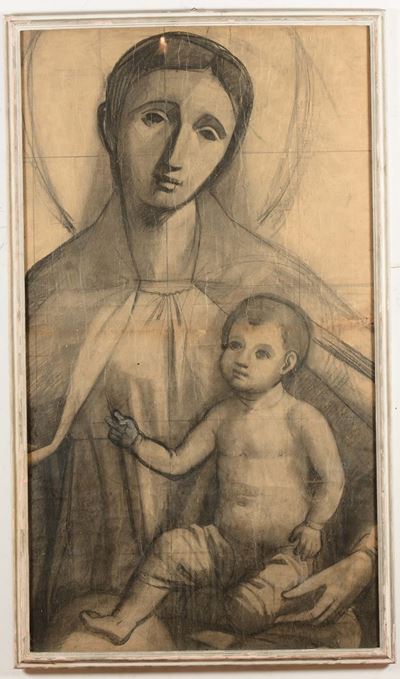 Anonimo del XIX Secolomadonna con Bambino