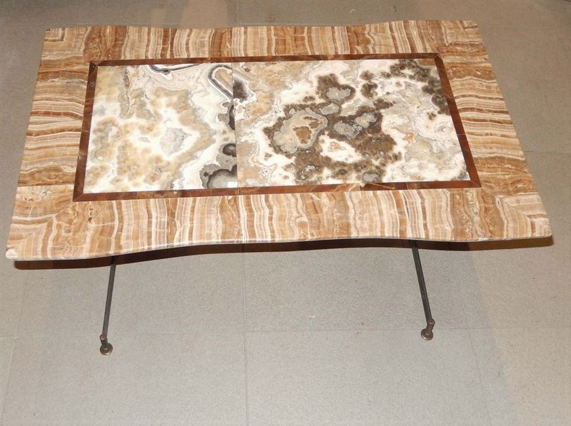 Tavolino anni 50 con piano in marmo  - Asta Asta a Tempo antiquariato - II - Cambi Casa d'Aste