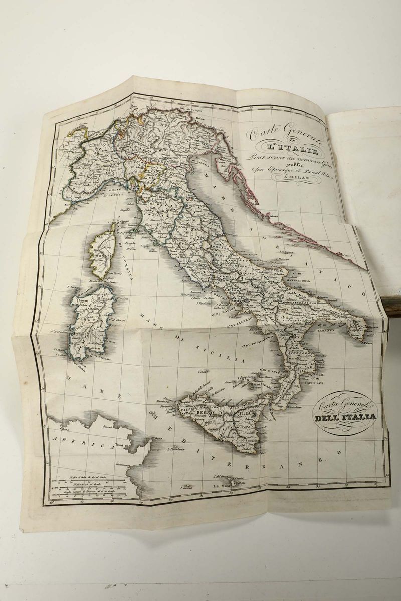 Artaria, Paquale e Epimaconuovissima Guida dei Viaggiatori in Italia..., Milano, 1834