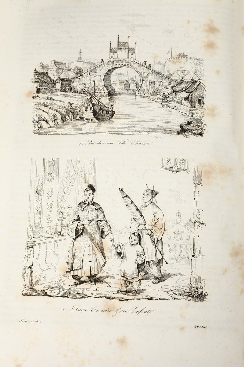 Dumont D'urville, M.voyage Pittoresque Autour Du Monde..., Paris, Tenrè, 1834, Due Volumi