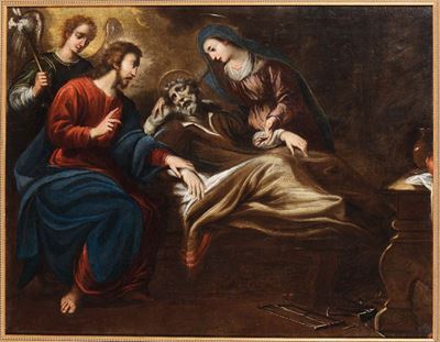 Bartolomeo Biscaino (1632-1657) Cerchia Dimorte di San Giuseppe