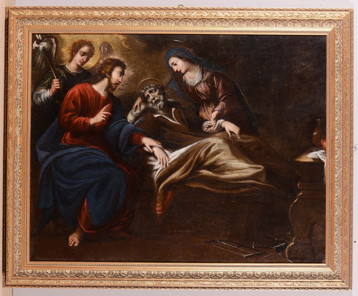 Bartolomeo Biscaino (1632-1657) Cerchia Dimorte di San Giuseppe