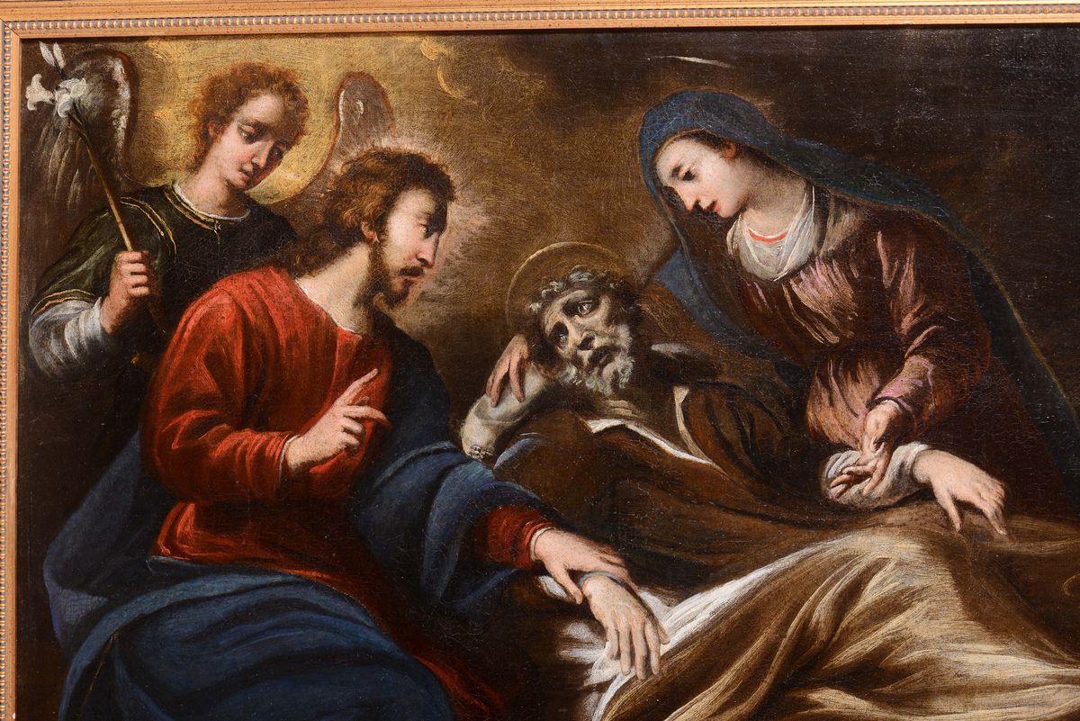 Bartolomeo Biscaino (1632-1657) Cerchia Dimorte di San Giuseppe