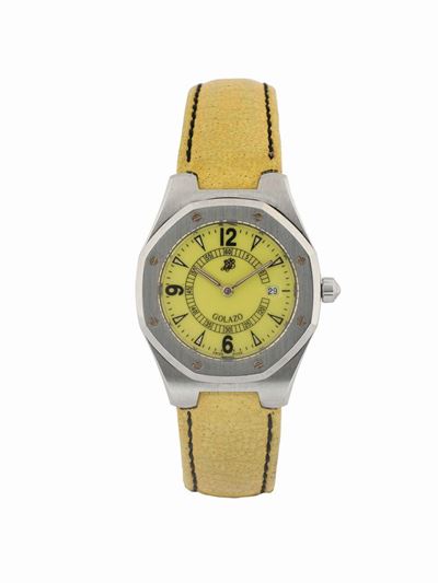 Audemars Piguet, Golazo, No. 261, Orologio da Polso, in Acciaio, al Quarzo, con Datario e Chiusur...
