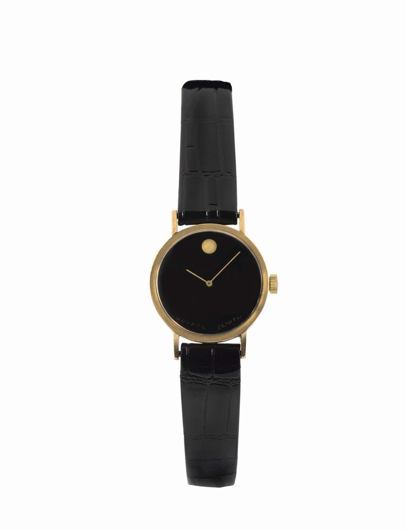 MOVADO, Zenith, Museum, 14K yellow gold wristwatch with original buckle. Made circa 1980  - Auction Watches and Pocket Watches - Cambi Casa d'Aste