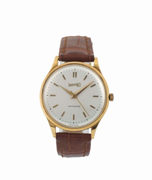 EBERHARD, cassa No. 642493, orologio da polso,automatico, in oro giallo 18K. Realizzato nel 1960 circa