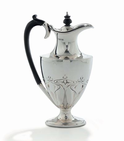 Caffettiera in Argento, Shefield 1902