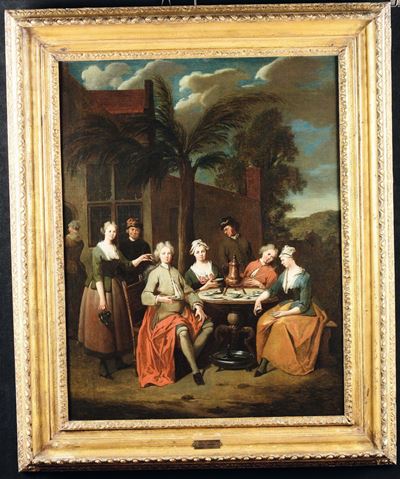Jan Josef i Horemans (antwerp 1682 - 1759)scena di Locanda