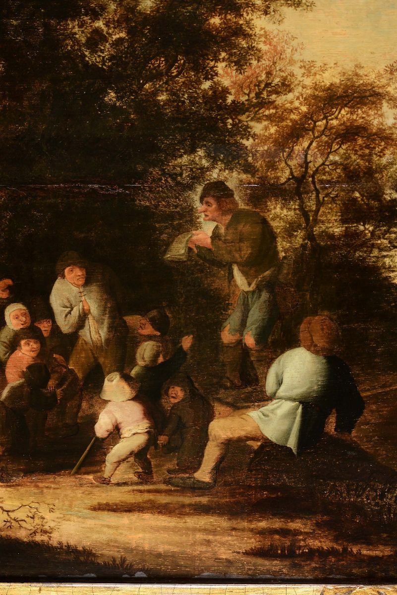Isaac Van Ostade (haarlem 1621-1649)paesaggio con Figure