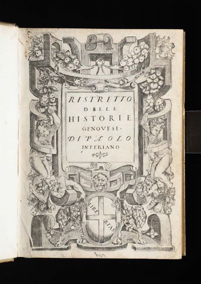 Interiano,paoloristretto delle Historie Genovesi..lucca, per il Busdrago, 1551