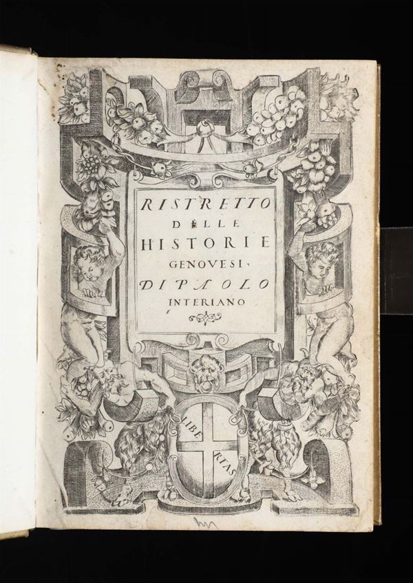 Interiano,Paolo Ristretto delle historie genovesi..Lucca, Per il Busdrago, 1551