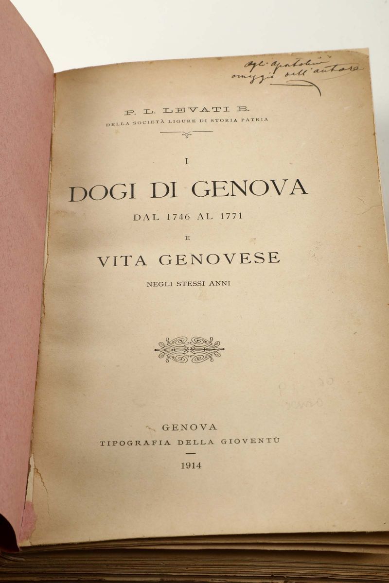 Folietta, Ubertoclarorum Ligurum Elogia, Roma, Iosephum De Angelis, 1577