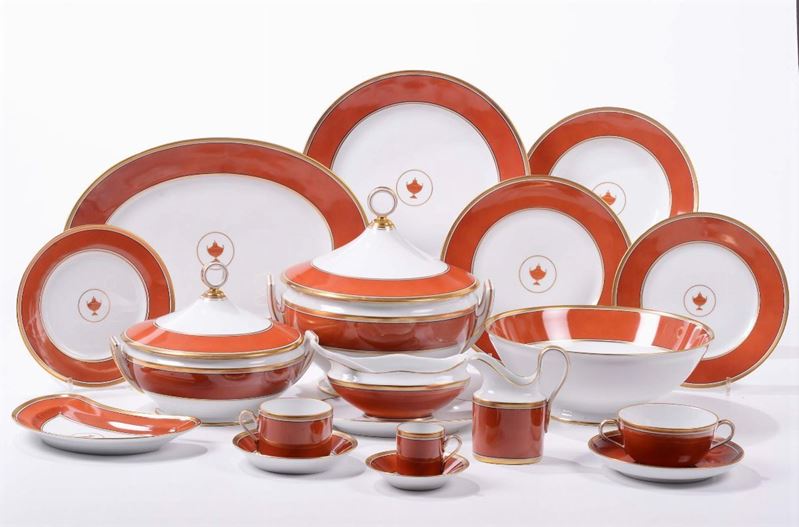 Servizio di piatti in porcellana Ginori  - Auction Fine Art - Cambi Casa d'Aste