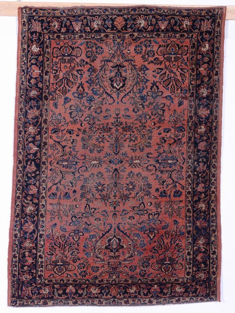 Tappeto persiano Saruk fone XIX inizio XX secolo  - Auction Asta a Tempo Antiquariato - II - Cambi Casa d'Aste