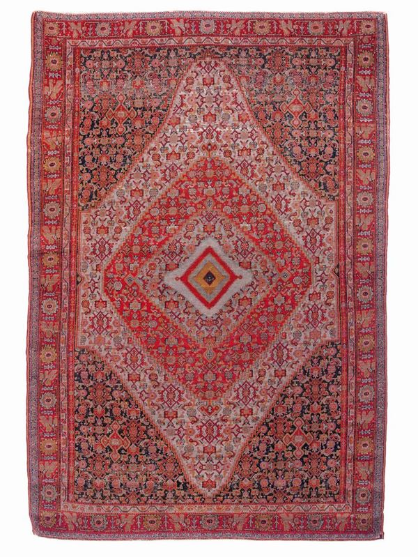 A Senneh rug, Persia, late 19th - early 20th century.