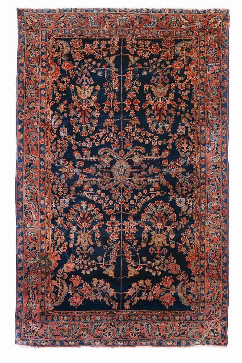 Tappeto persiano Sarouk, fine XIX inizio XX secolo  - Asta Antiquariato - Cambi Casa d'Aste