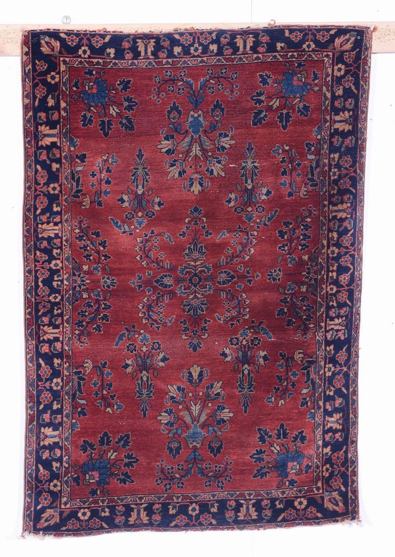 Tappeto persiano Saruk inizio XX secolo  - Auction Asta a Tempo Antiquariato - II - Cambi Casa d'Aste