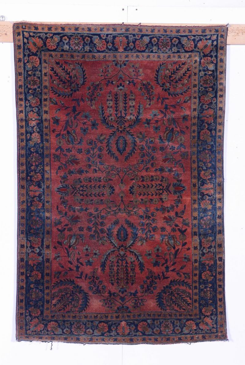 Tappeto persiano Saruk inizio XX secolo  - Asta Asta a Tempo Antiquariato - II - Cambi Casa d'Aste