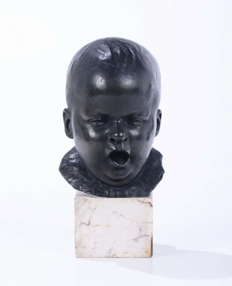 Francesco Falcone (1892-1978) Testa di bimbo  - Asta Antiquariato - Cambi Casa d'Aste