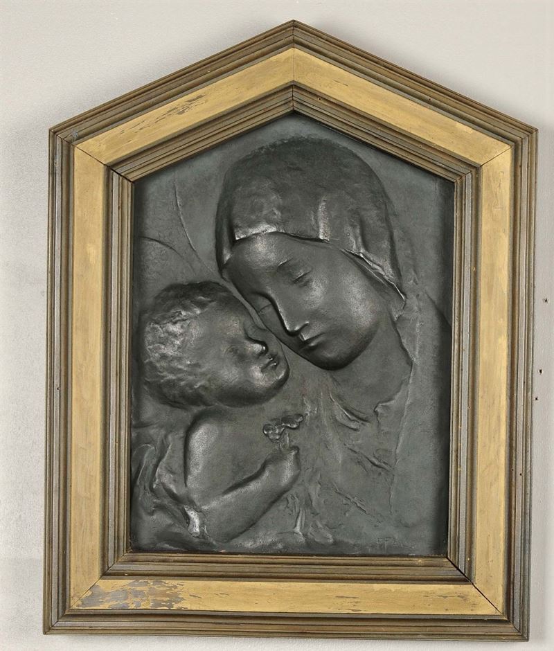 Francesco Falcone (1892-1978) Madonna con Bambino  - Asta Antiquariato - Cambi Casa d'Aste