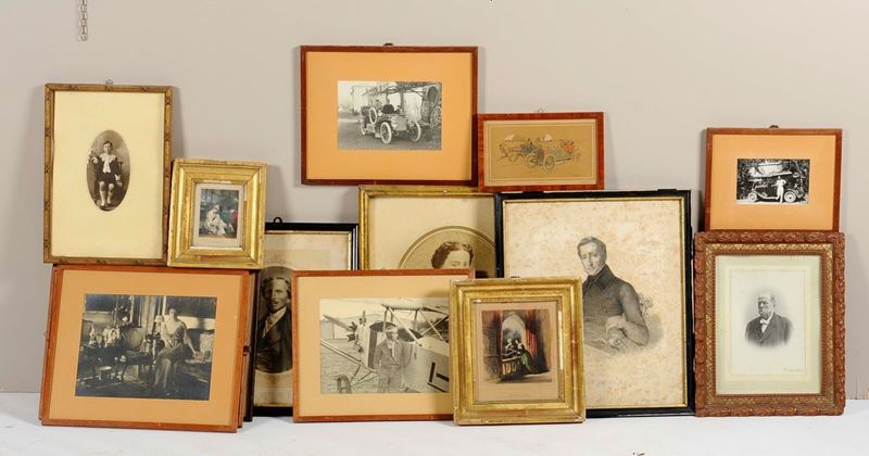 Collezione di foto e stampe con ritratti  - Asta Asta a Tempo Antiquariato - II - Cambi Casa d'Aste