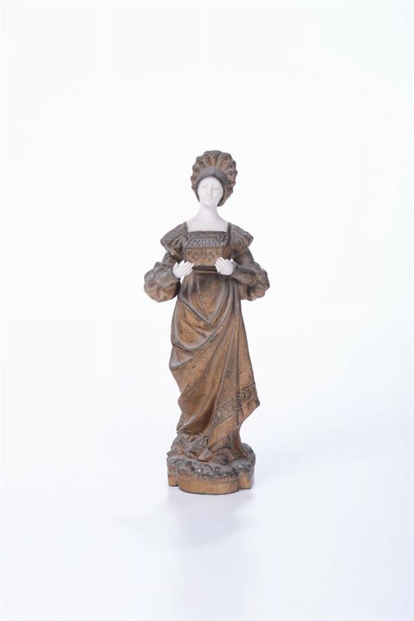 Statuina in antimonio e bronzo, XX secolo