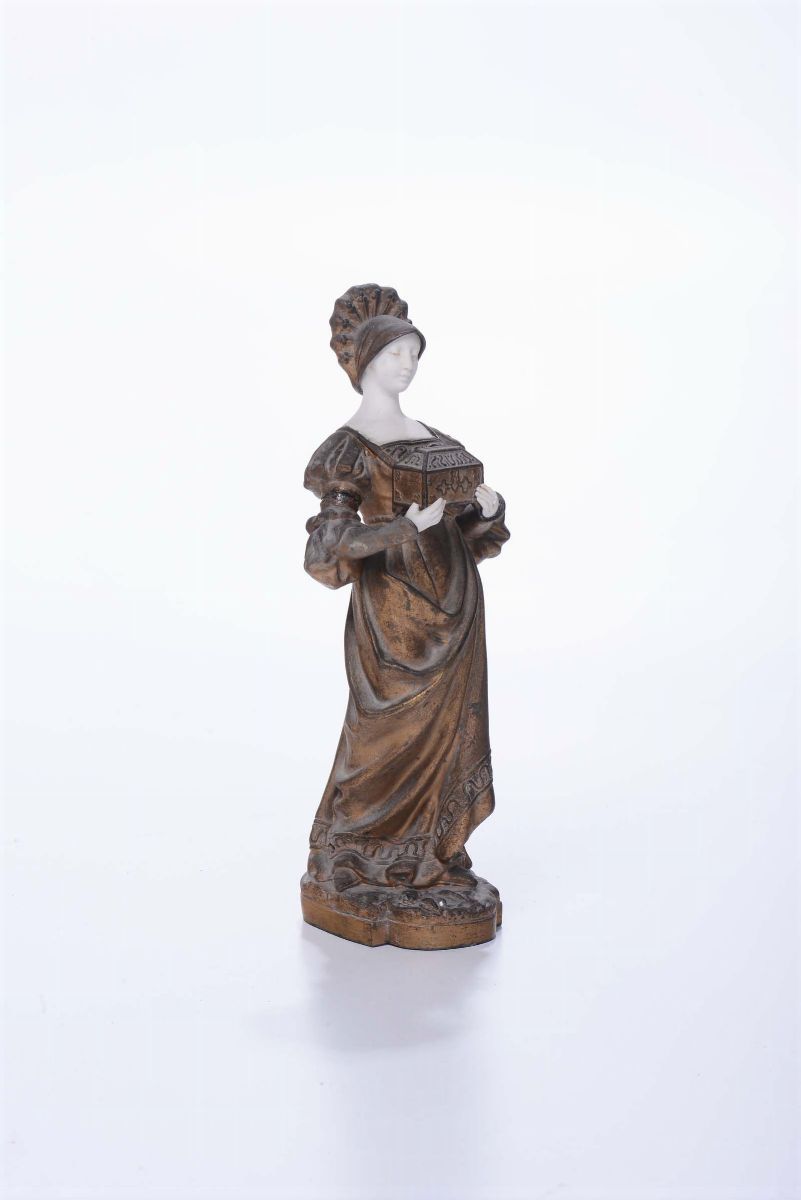 Statuina in Antimonio e Bronzo, XX Secolo