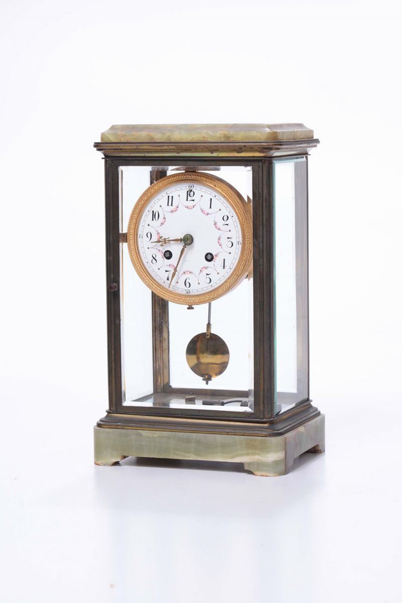 Pendola da tavolo, XX secolo  - Asta Antiquariato - Cambi Casa d'Aste