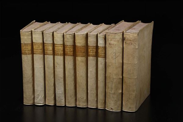 Baron de Pufendorf Le droit de la nature..., Basle, Fratelli Thourneisen, 1732, 2 volumi