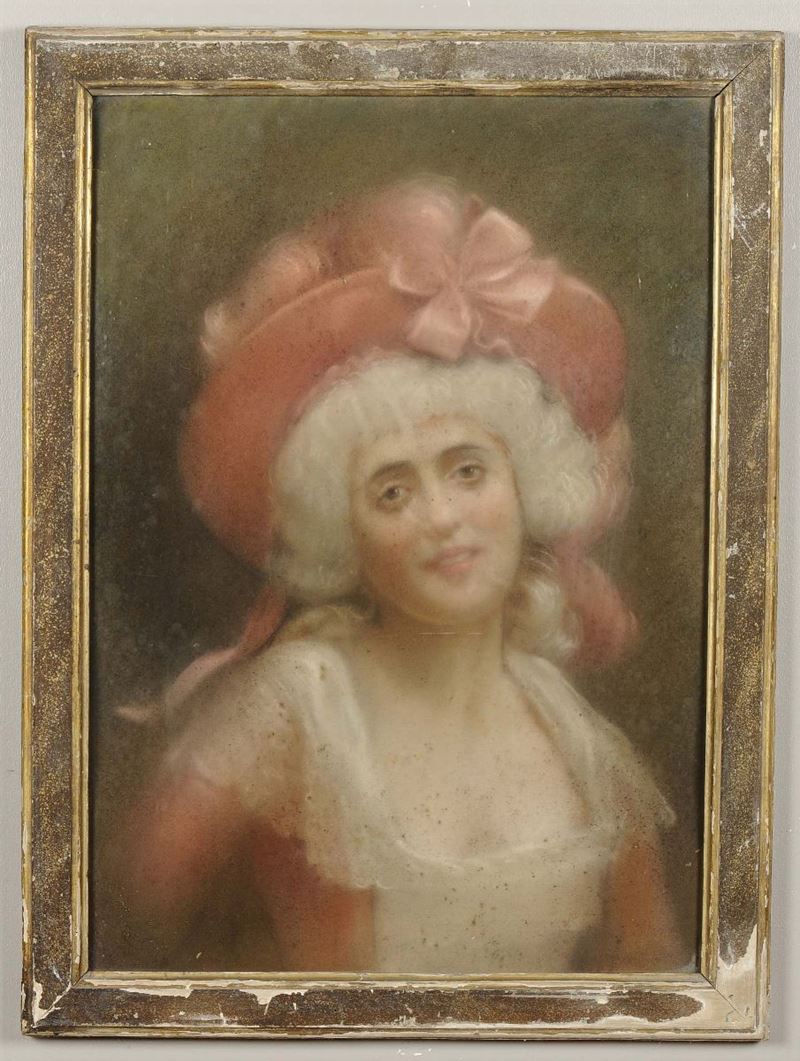 Scuola del XIX secolo Ritratto femminile  - Asta Asta a Tempo Pittura - Cambi Casa d'Aste