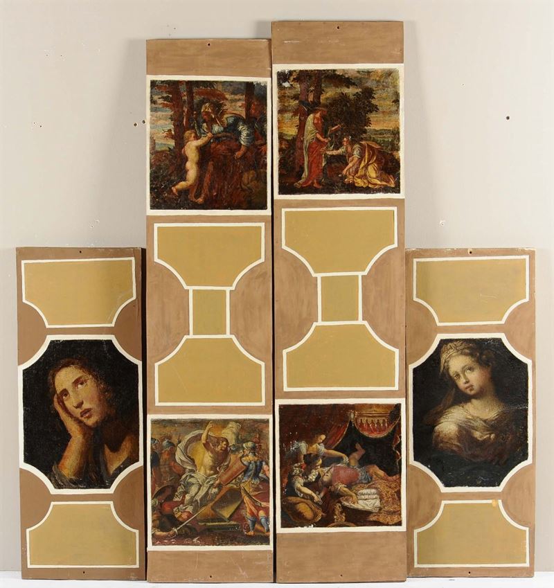 Anonimo del XVIII secolo Episodi biblici e figure femminili  - Auction Old Master Paintings - Cambi Casa d'Aste