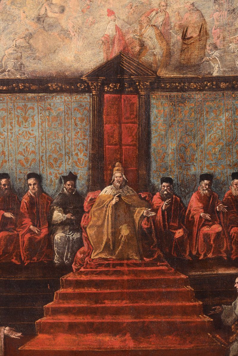 Pietro Malombra (venezia 1556-1618)il Doge e i Senatori nella Sala del Collegio in Palazzo Ducale