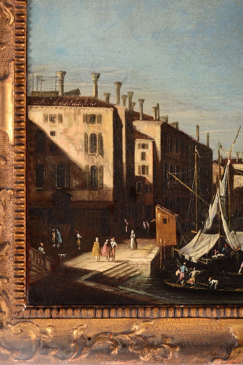 Apollonio Domenichini, Maestro della Fondazione Langmatt (venezia, Attivo 1740-1770)veduta del Ca...