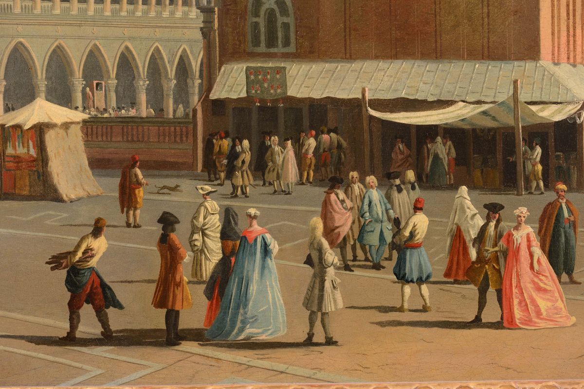 Giovanni Richter (stoccolma 1665 - Venezia 1745)veduta di Piazza San Marco a Venezia