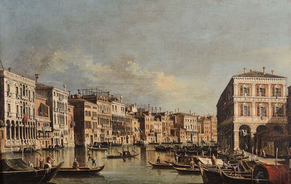 Pietro Bellotto (1725 –  1805), attribuito a Veduta del Canal Grande a Venezia