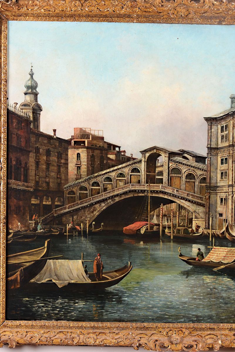 Giovanni Antonio Canal (venezia 1697-1768), Detto Canaletto, Cerchia Diveduta del Canal Grande co...