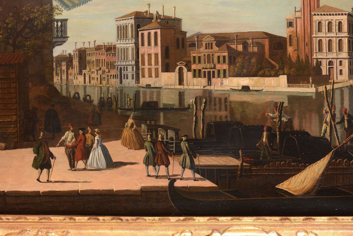 Giovanni Antonio Canal (venezia 1697-1768), Detto Canaletto, Cerchia Diveduta del Canal Grande