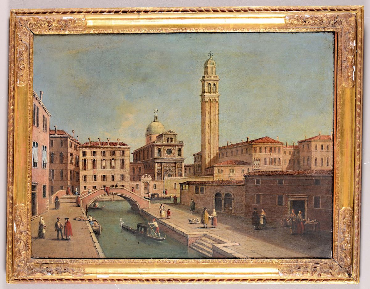 Scuola Veneta Dell’inizio del XIX Secoloveduta della Chiesa di San Zaccaria Veduta della Chiesa d...