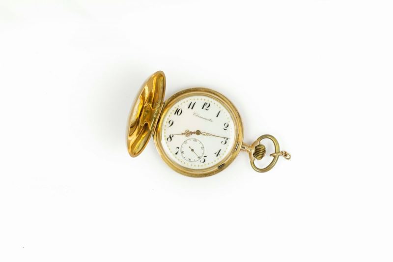 Gold pocket watch  - Auction Jewels Timed Auction - Cambi Casa d'Aste