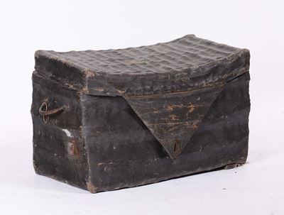 Baule da Marinaio in Tela Cerata, Metà del XIX Secolo,
