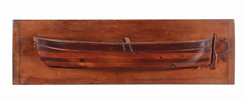 Mezzo scafo di Leudo, inizio XX secolo  - Auction Maritime Art and Scientific Instruments - Cambi Casa d'Aste