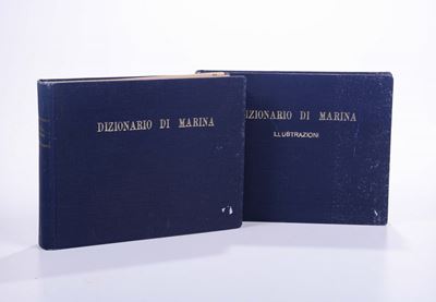 Dizionario di Marina”, Inglese, Francese, Tedesco,spagnolo, Italiano