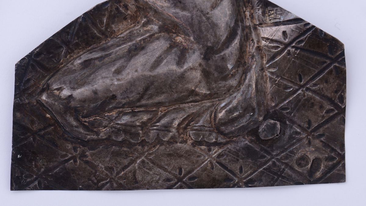 Gruppo di Cinque Ex Voto in Lamina D'argento Sbalzata e Cesellata, Genova, Primo Quarto XIX Secol...
