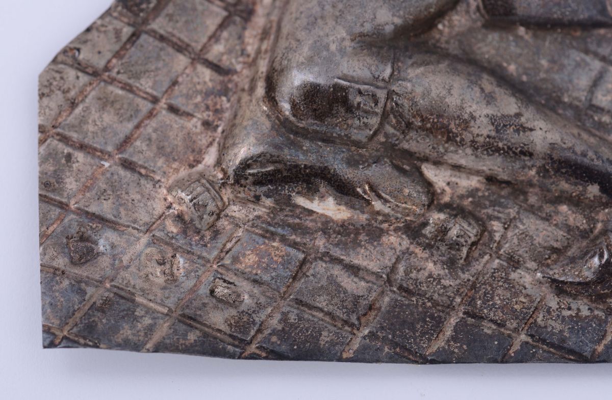 Gruppo di Cinque Ex Voto in Lamina D'argento Sbalzata e Cesellata, Genova, Primo Quarto XIX Secol...