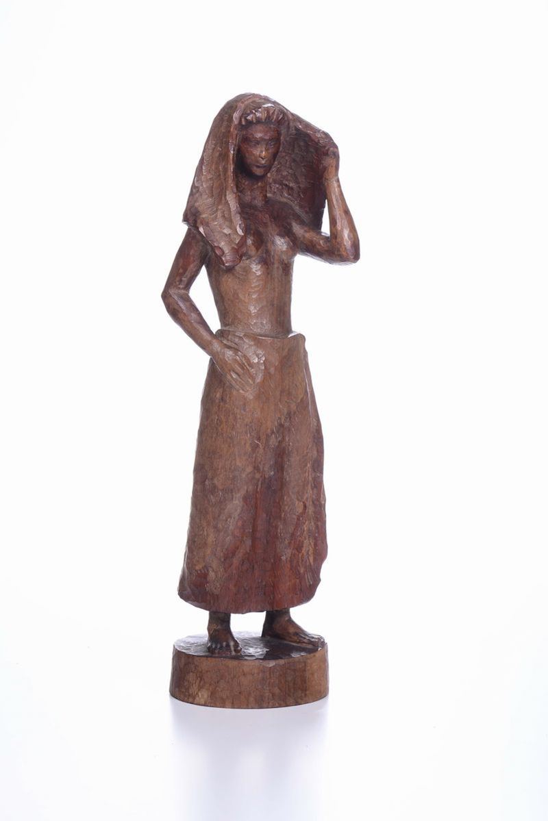 Rodolfo Castagnino (1893-1978) Contadina  - Asta Antiquariato - Cambi Casa d'Aste