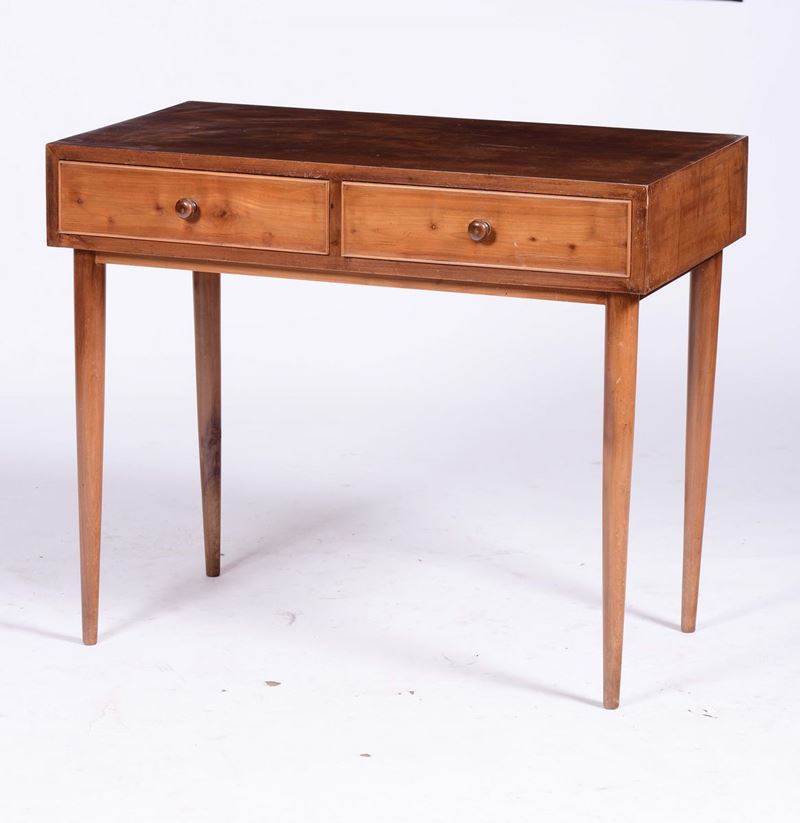 Tavolino a due cassetti, XX secolo  - Auction Asta a Tempo Antiquariato - II - Cambi Casa d'Aste