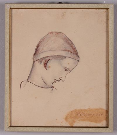 Rodolfo Castagnino (1893-1978)testa di Giovane