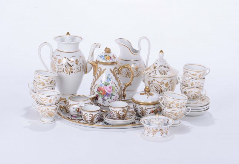 Lotto di servizietti in porcellana  - Asta Antiquariato - Cambi Casa d'Aste