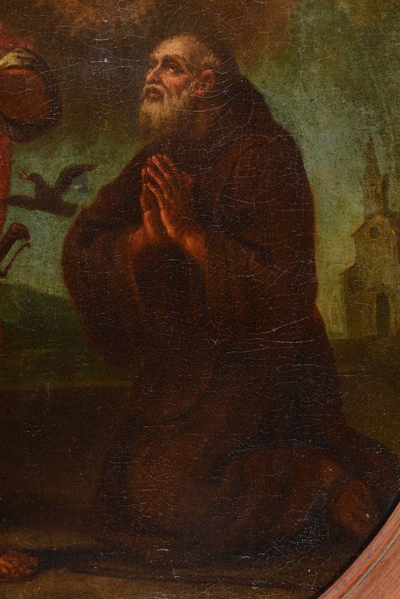 Scuola del XVII Secolosan Francesco e Re Luigi XVI